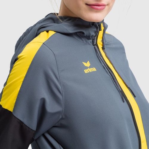 Ženska  Trenirka Erima Squad Slate Grey/Black/Yellow slika 5