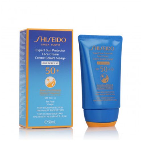 Shiseido SynchroShield Expert Sun Protector Face Cream Age Defense SPF 50+ 50 ml slika 1