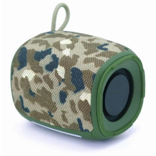 SPK-BT-LED-03-CM Gembird Portable RGB LED Bluetooth speaker 5W, BT, FM, TF, USB, Handsfree, camo slika 1