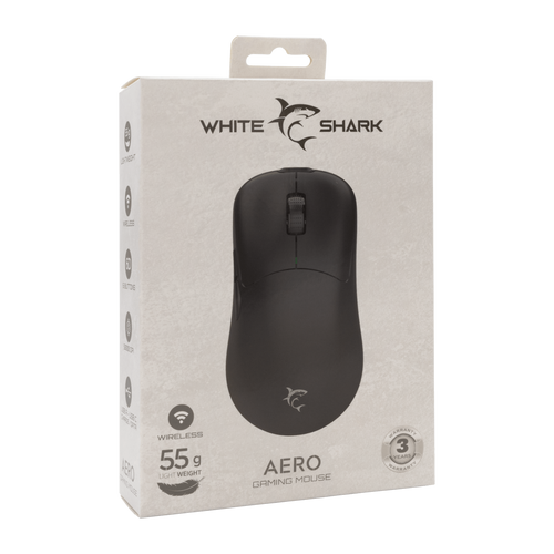 WS WGM 5015 AERO, Whireless Mouse Black slika 5