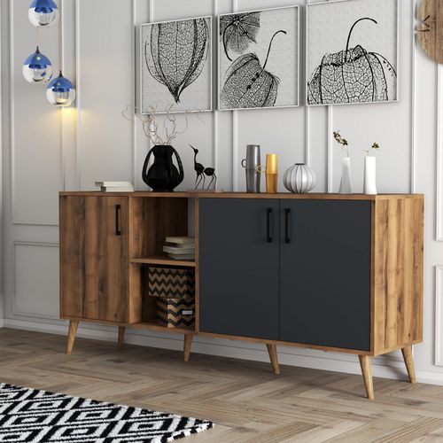 Exxen - 1620 Walnut
Anthracite Console slika 1