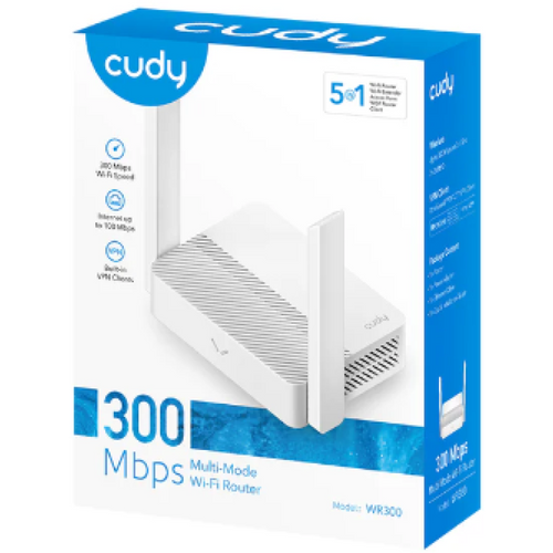 Cudy SET * WR300 N300 Wi-Fi Router + M1300 1-pack AC1200 MESH (3999) slika 5
