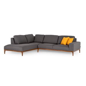 Secret Left - Anthracite Anthracite Corner Sofa