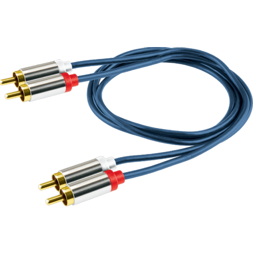 home RCA stereo kabel,2xRCA muški, 2xRCA muški,premium kv., 1.0m - A 3-1M slika 1