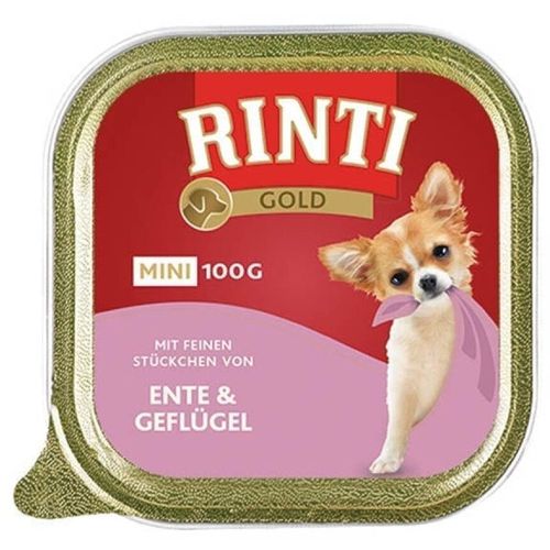 RINTI Gold Mini mit Ente&Geflugel, hrana za pse sa pačetinom i peradi, 100 g slika 1