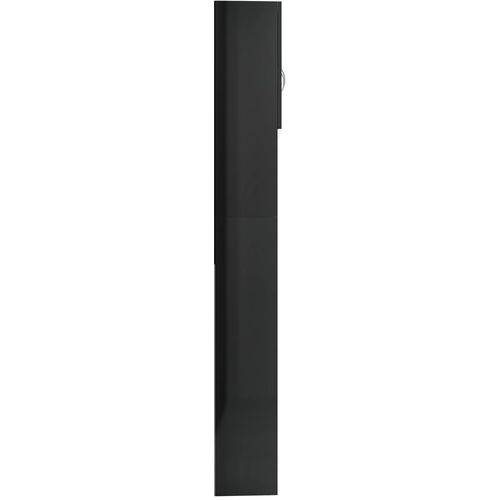 Ormarić za perilicu rublja visoki sjaj crni 64 x 25,5 x 190 cm slika 75