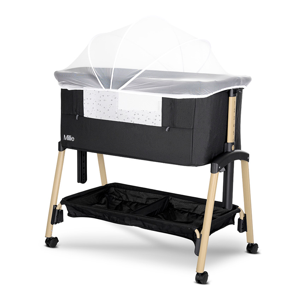 Lorelli Krevetić Millie, Black/Wooden slika 5