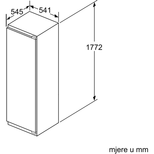 Bosch ugradbeni hladnjak KIR81VSF0 slika 5