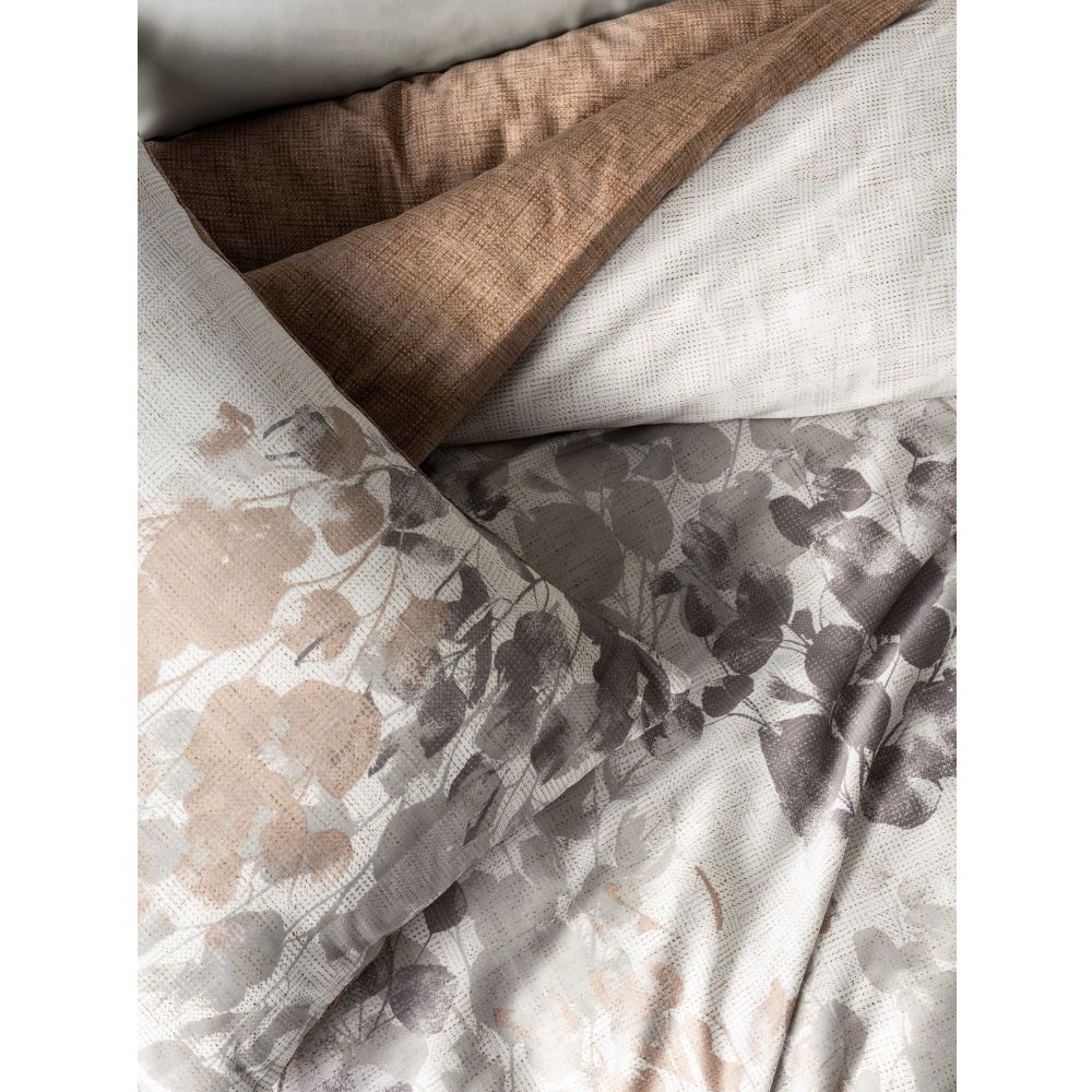 Satin set za pokrivač Blatt, boja: siva slika 2