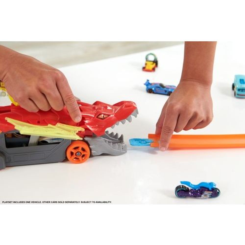 Hot Wheels Zmaj trnsporter ispaljivač sa autićem  slika 6