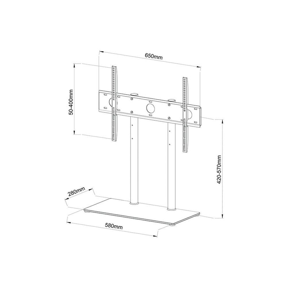 STELL Nosač za TV SHO 1043 stalak holder 32"-65"  slika 4
