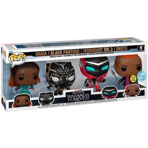 POP pack 4 figures Marvel Black Panther Wakanda Forever Exclusive slika 1