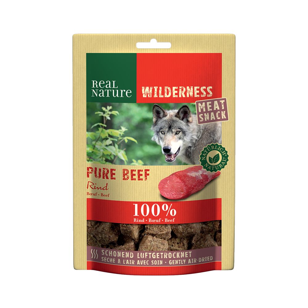 Real Nature poslastica za pse Wilderness Meat govedina 150 g slika 1