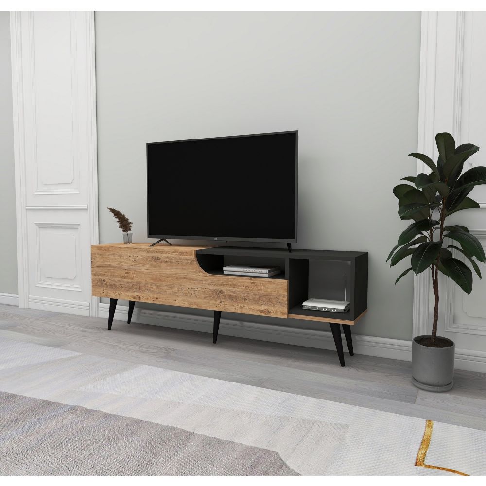 TV Stalak Alba - Atlantic Pine, Antracit slika 3