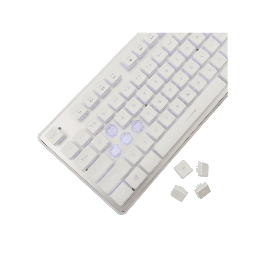 WHITE SHARK Tastatura GK-003241 TACHI / US, bijela slika 2