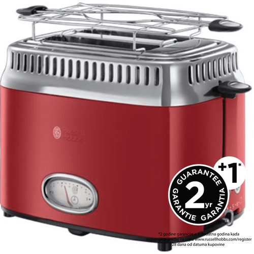 Russell Hobbs 21680-56 Retro Crveni Toster slika 1