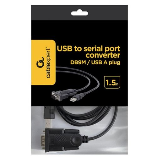 UAS-DB9M-02 Gembird USB to DB9M serial port converter kabl black 1.5m slika 5