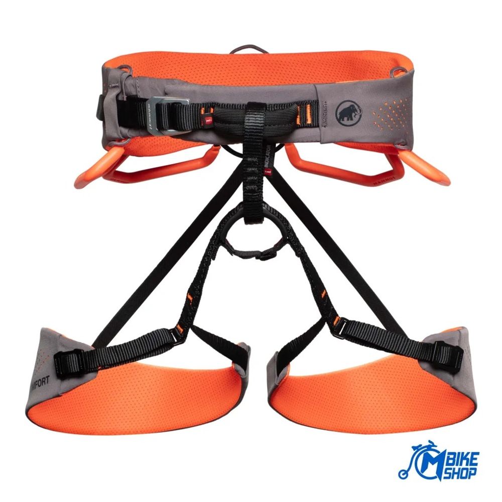 Mammut Ženski pojas za penjanje Comfort Fast Adjust Harness Black/Safety Orange slika 2
