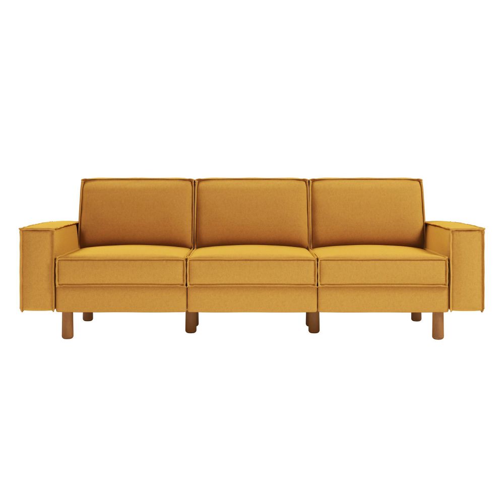 Sofa za 3 Osobe Sparrow Extra - Boje: Senf i Orah slika 2