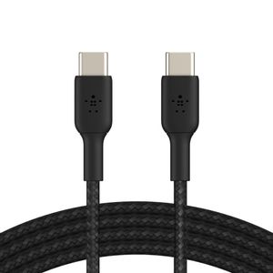 BELKIN CAB004BT1MBK Belkin USB-C oklopljeni kabl,fast charging, duž.1m, crni