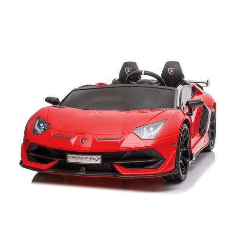 Licencirani auto na akumulator Lamborghini Aventador SX2028 - dvosjed - crveni slika 3