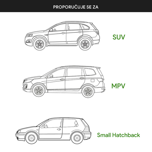 Organizer za auto sediste tip 1 crni slika 8