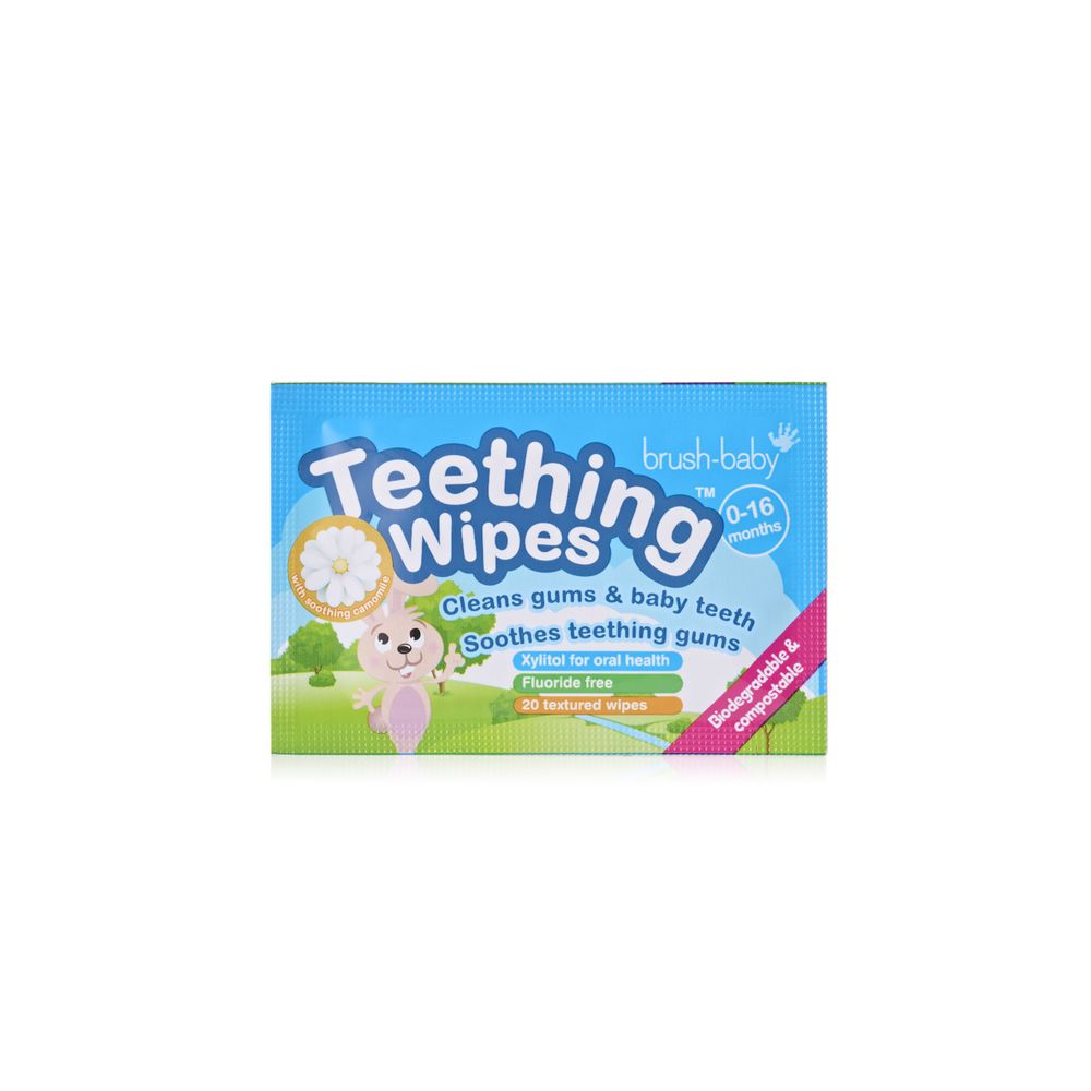 Brush-Baby Vlažne maramice za nicanje zubića TeethingWipes 20kom slika 3