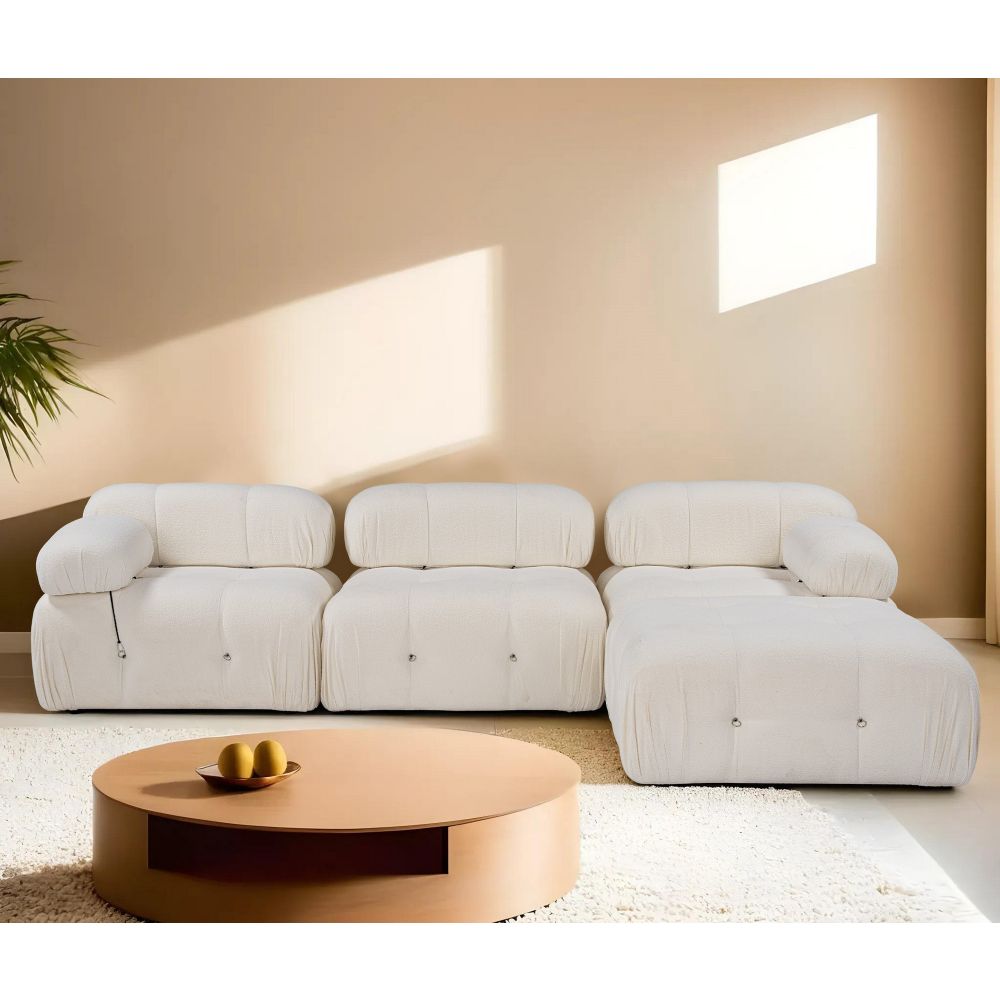 Bež Kutna Sofa Bubble L1-O1-1R-PUF slika 1