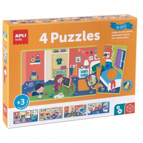 Apli puzzle s temom kuće 4/1 17894 slika 1