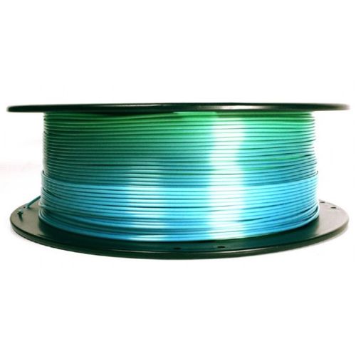 3DP-PLA-SK-01-BG PLA Svilenkasti duga Filament za 3D stampac 1.75mm, kotur 1KG blue/green slika 2