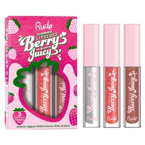 Rude set sjajeva za usne Berry Juicy Lip Gloss Shimmer 2,3g