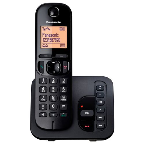 Bežični telefon Panasonic KX-TGC220FXB crni slika 1