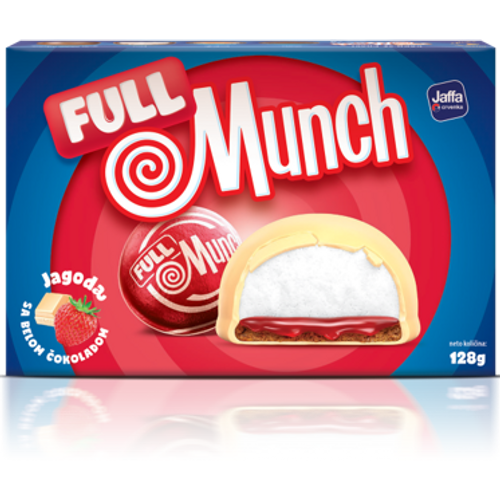 Munchmallow Full Jagoda 128 g slika 1