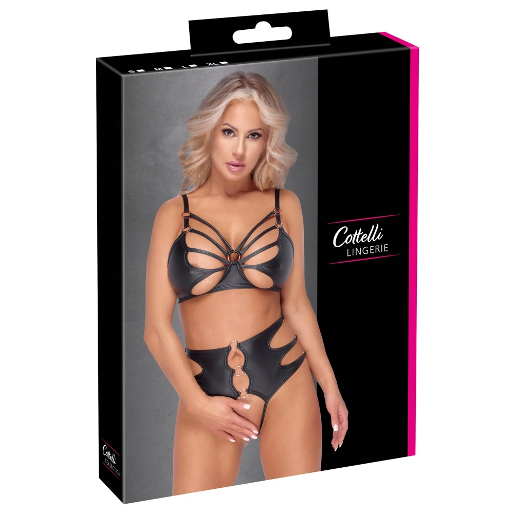 Cottelli LINGERIE Komplet grudnjaka Prsteni S slika 1