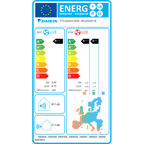 Daikin klima uređaj Emura srebrna boja 3,4kW - FTXJ35AS/RXJ35A slika 4