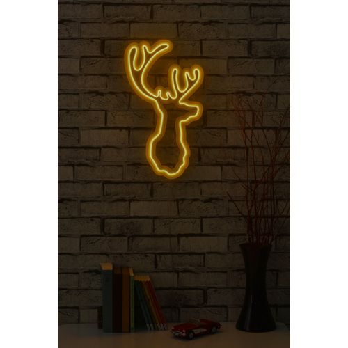 Wallity Ukrasna plastična LED rasvjeta, Deer - Yellow slika 2