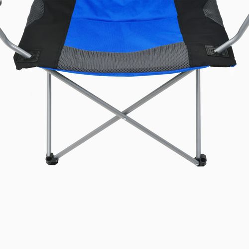Sklopive stolice za kampiranje 2 kom 96 x 60 x 102 cm plave slika 38