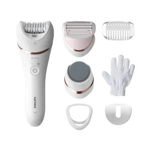 Philips epilator Series 8000 uporaba na mokroj ili suhoj koži BRE730/10