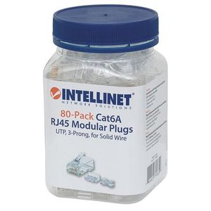 80-Pack Cat6A RJ45 Modular Plugs