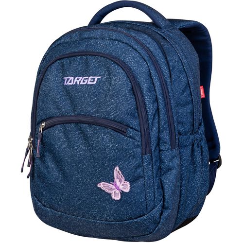 Target ruksak 2u1 Curved denim butterfly  slika 1