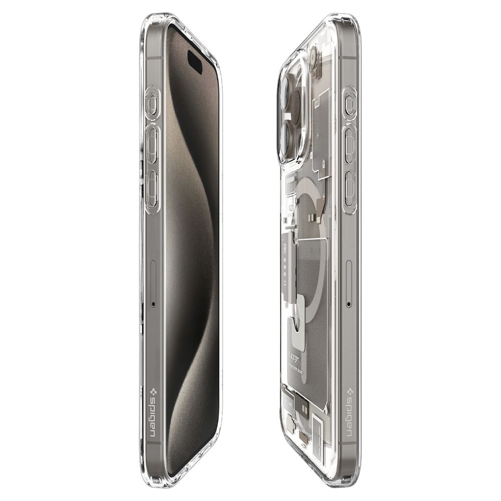 Spigen Ultra Hybrid MagSafe, zero one natural titanium - iPhone 15 Pro Max slika 5