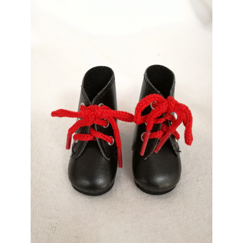 Paola Reina Crne duboke cipele za lutke od 32cm slika 1