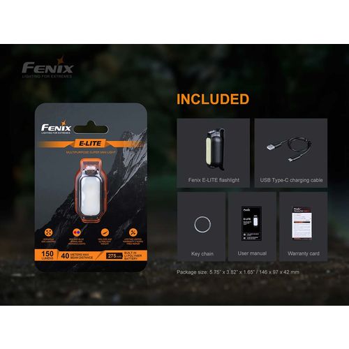 Fenix svjetiljka ručna E-LITE LED slika 10