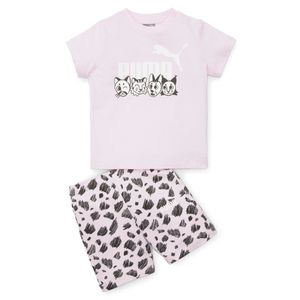 Puma Set Majica I Šorts Pink Za Djevojčice
