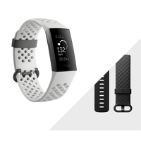 Fitbit FB410GMWT-EU Charge 3 Special Edition Graphite/White Silicone