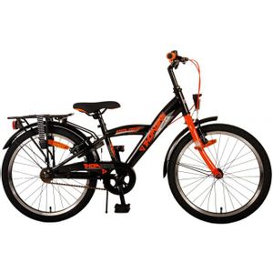 Volare Thombike 20" dječji bicikl s dvije ručne kočnice crno-narančasti
