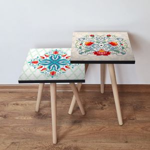 Nesting stolovi 2Shp432 - (2 komada) - boje: više boja