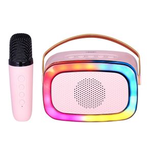 TREVI karaoke 10W, mini dimenzije, disco rasvjeta, mikrofon, roze XR 8A01