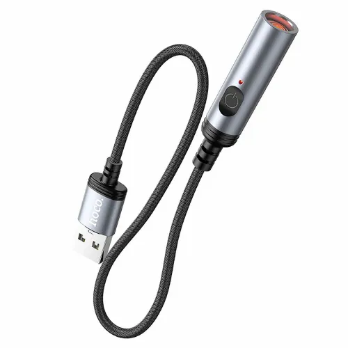 HOCO adapter za upaljač na USB A konektor UA30 30 cm - crni slika 2