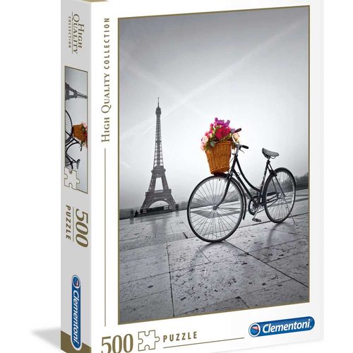 Clementoni Puzzle 500 Romantic Promenade In Paris slika 1